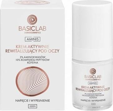Produktbild BasicLab Aminis Revitalizing Day Cream For Face. Neck And DÃ©colletÃ© Tension And Filling 18Ml (18 ml, Tagescreme)