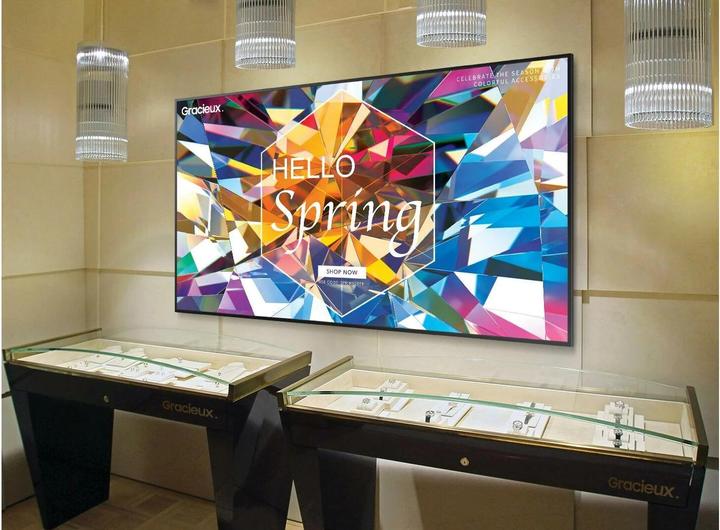 Produktbild Samsung Smart Signage QB98T-B (3840 x 2160 Pixel, 98")