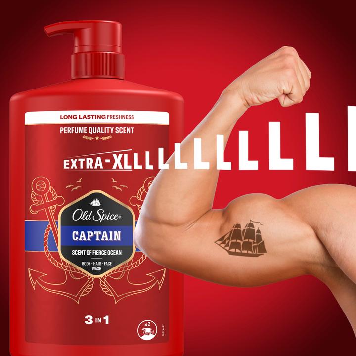 Actual product image Old Spice Captain (1000 ml)