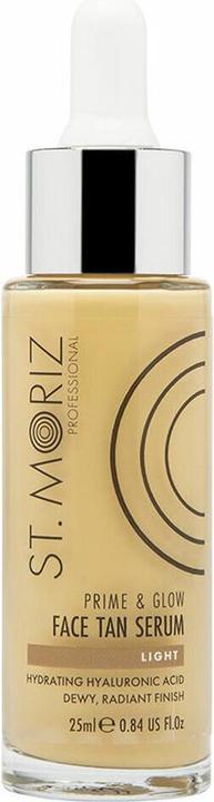 Actual product image St. Moriz St Moriz Professional Prime & Glow Face Tan Serum Hydrating 2-in-1 Self Tan Face Serum & Makeup Prim (Self tanning serum, 25 ml)