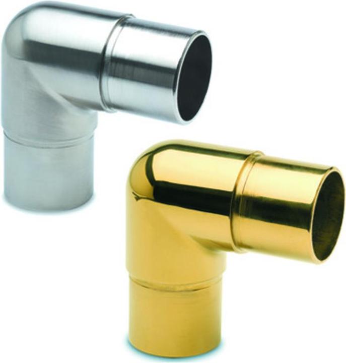 Immagine prodotto G-Fittings Connettore a tubo 90° per ringhiera a barre (Zinco pressofuso)