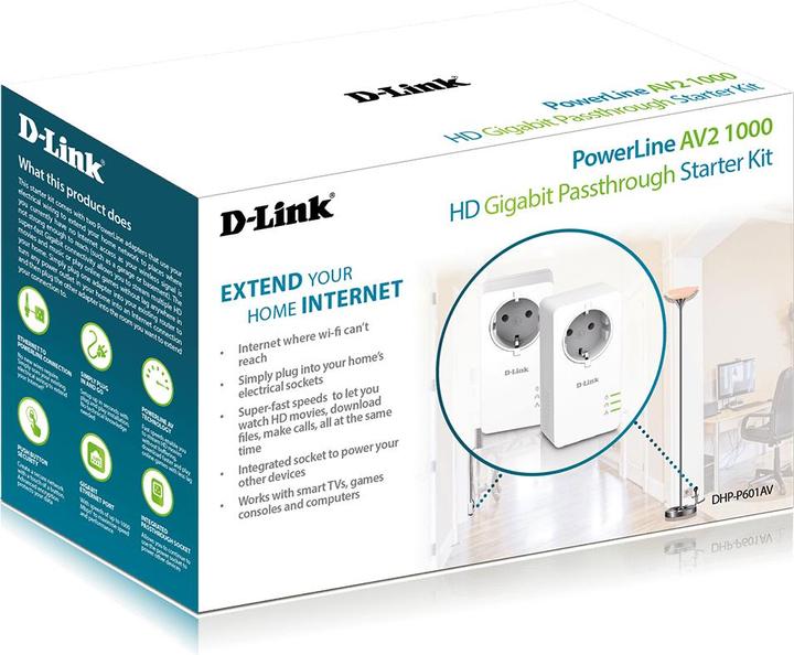 Produktbild D-Link DHP-601AV Kit (1000 Mbit/s)