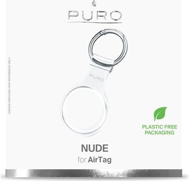 Image du produit Deltaco Puro NUDE Porte-clés Apple Airtag avec étui - Transparent