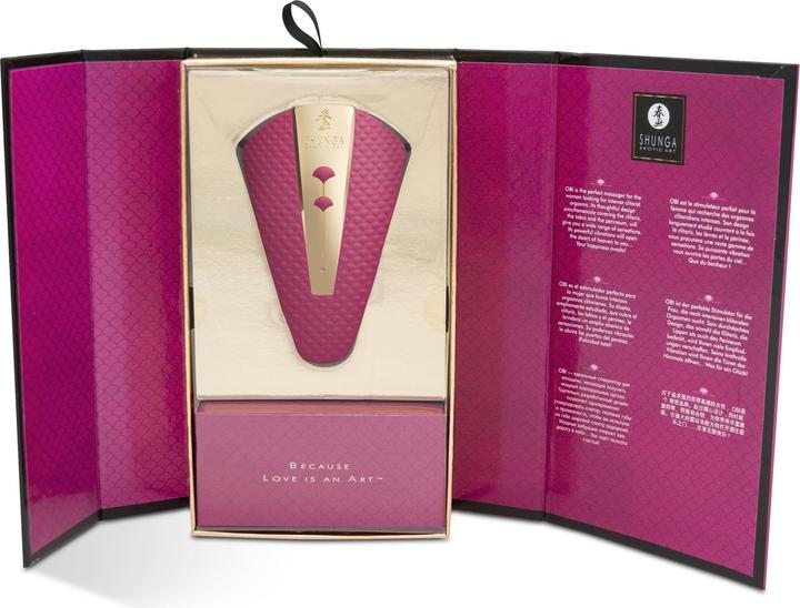 Actual product image Shunga Obi Intimate Massager Rasberry