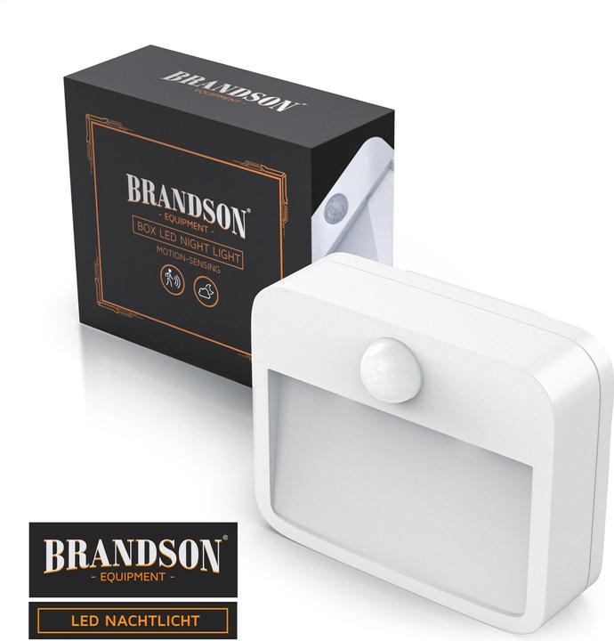 Actual product image Brandson LED night light, night lamp, motion detector, brightness sensor, night lamp
