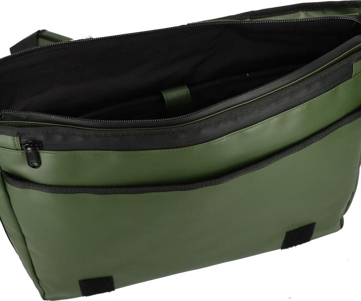 Immagine prodotto Greenburry Messenger in tarpaulin riciclato con scomparto per laptop da 40 cm
