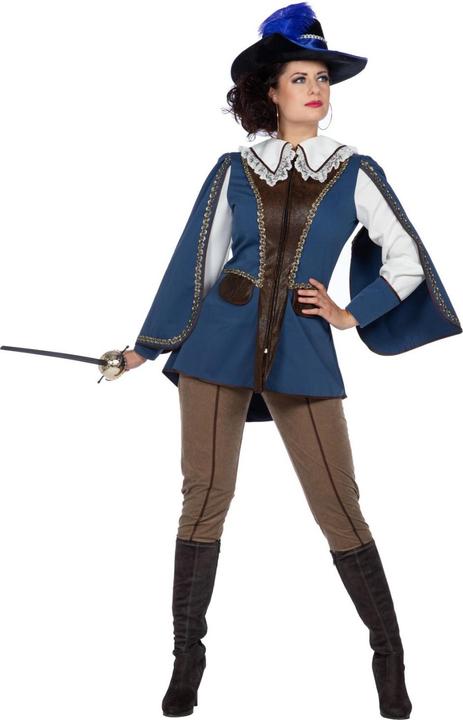 Actual product image Metamorph Blaues Musketier Kostüm für Frauen (42)