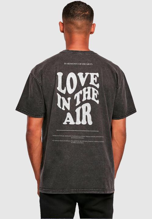 Actual product image Merchcode Love In The Air Acid Washed Heavy Oversize Tee - 136177 (3XL)