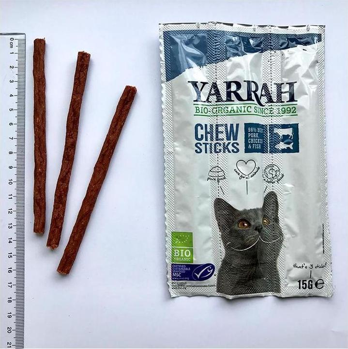 Immagine prodotto Yarrah BIO gomme da masticare per gatti (Junior, Adulto, Senior, 1 pz., 15 g)