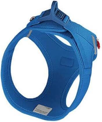 Actual product image Curli Vest Dog Harness Clasp Air-Mesh Blue L (L, Dog, General)