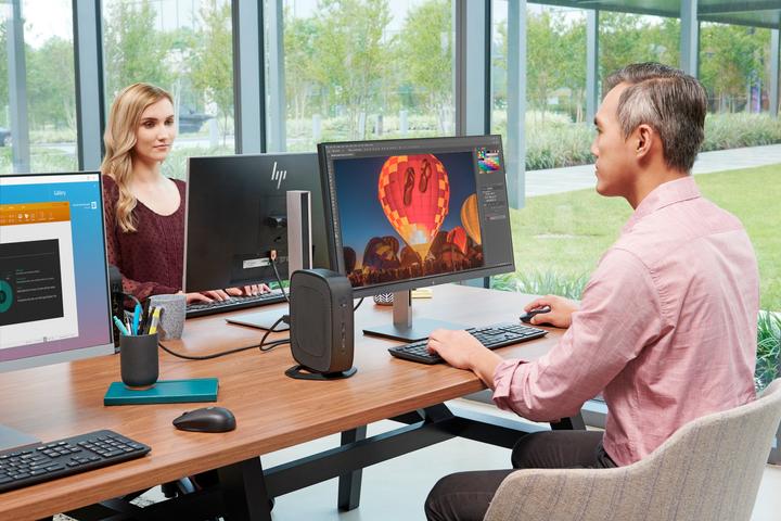 Image du produit HP Client léger t740 - V1756B - 8GB RAM - 64GB Flash - Win 10 IOT Enterprise (AMD Ryzen Embedded V1756B, 8 Go, Radeon RX Vega 8)