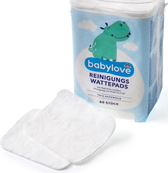 Produktbild dm babylove Reinigungs-Wattepads