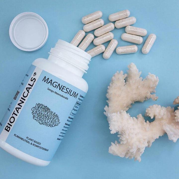 Actual product image Biotanicals Magnesium 120 capsules (120 Piece, Capsules, 135 g)