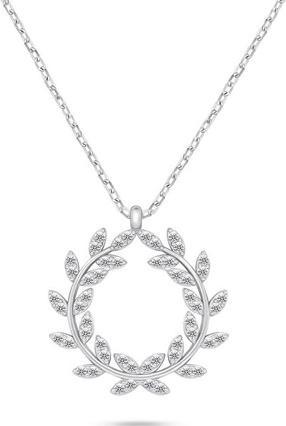 Brilio Silver - Beautiful silver necklace with zircons NCL120W
