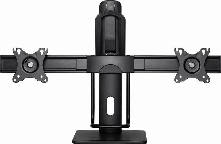 Actual product image Gembird Stojak biurkowy na dwa monitory z regulacją wysokości 17-27inch do 6kg (Table, 27")