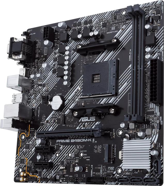 Immagine prodotto ASUS PRIME B450M-K II (AM4, AMD B450, mATX)