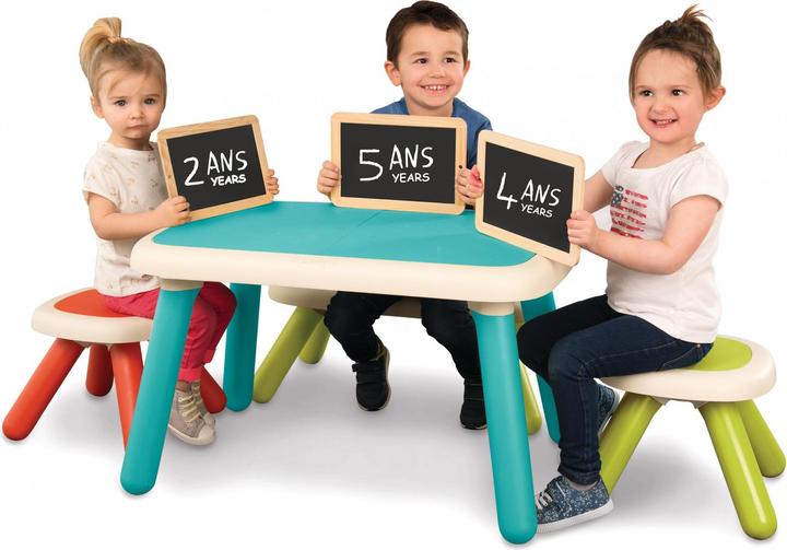 Productafbeelding Smoby Tafel, kleur lichtblauw, geel, rood, 7600880400 (Bank voor kinderen)