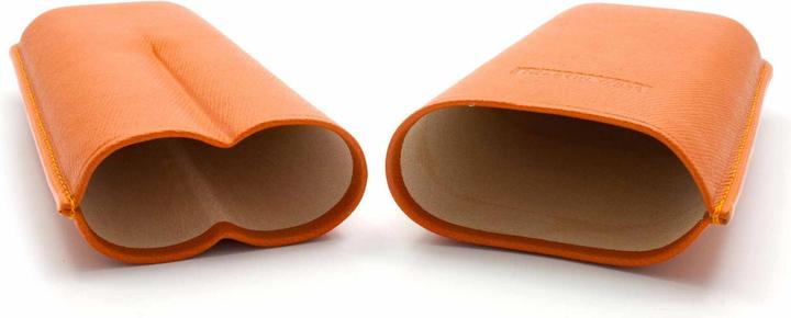 Produktbild Martin Wess *2er Zigarrenetui 571 Saffiano Gigante Orange