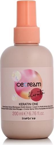 Produktbild Inebrya Ice Cream Keratin One Multiaction Spray - Multifunctional Rinse-free Cream Spray based on (200 ml)
