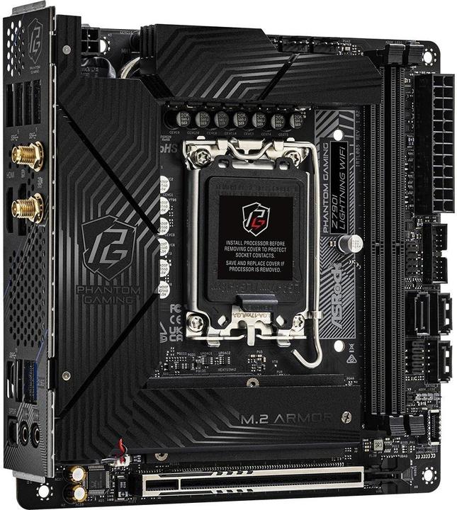 Actual product image AsRock Z790I Lightning WiFi (LGA 1700, Intel Z790, Mini-ITX)