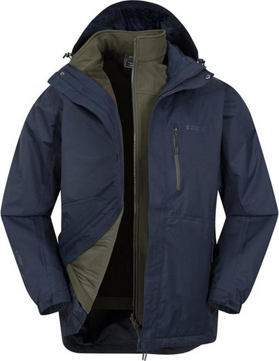 Immagine prodotto Mountain Warehouse Bracken Extreme Giacca Impermeabile 3 In 1 Uomo (XL)