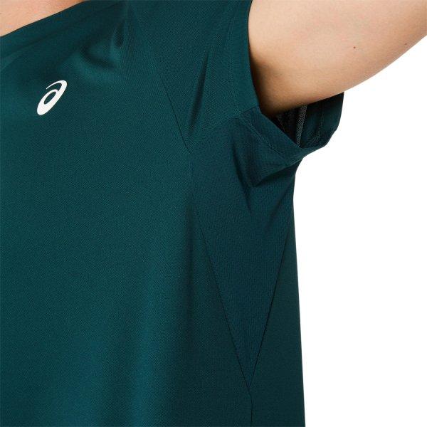 Actual product image ASICS Performance Asics Court Ss Top Saxon Green Man (XL)
