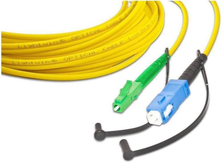 Wirewin Lightwin LWL-Patchkabel Singlemode LC/APC – SC, OS2, Simplex, 40 (40 m)