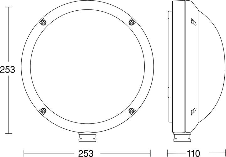 Image du produit Steinel Lampe à détecteur LED L 330 (815 lm, IP44)