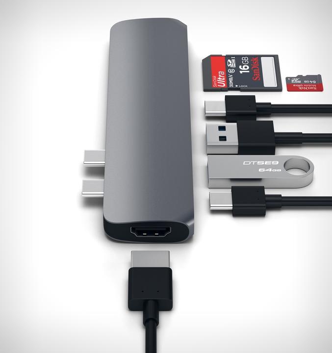 Actual product image Satechi St-Cmbpm (USB-C, 1 Ports)