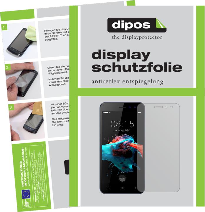 Actual product image Dipos Screen Protector Anti-Glare (2 Piece, Homtom HT16)