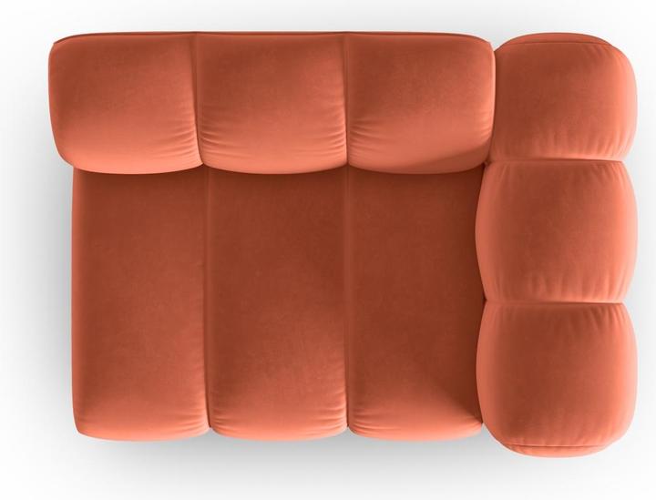 Actual product image Micadoni Velvet Modul Right, "Lupine", 1 Seat, 115x95x70Made in Europe (1-seater, Modular sofa)