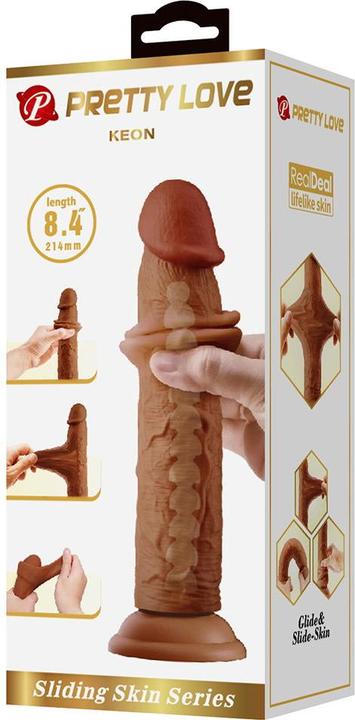 Produktbild Pretty Love Keon Realistischer Dildo 21 cm Braun