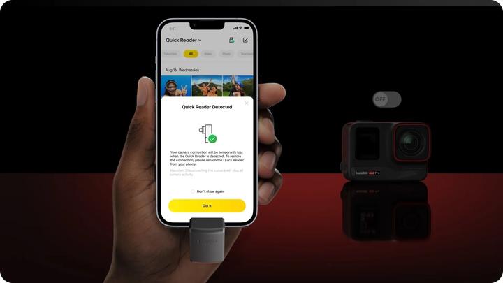 Immagine prodotto Insta360 Lettore rapido (CINSAAXC) (Asso)
