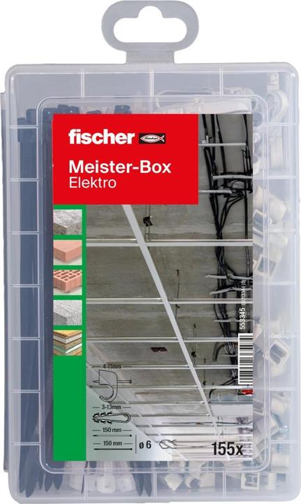 Produktbild Fischer Praktische Helfer Elektro (155) (Kunststoffkabelbinder, 1 Stk.)