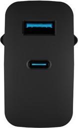 Produktbild Genesis Ladowarka sieciowa Natec Ribera Gan 1x USB-A + 1x USB-C 45W czarna (45 W)