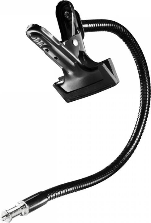 Actual product image Walimex Gooseneck with 1/4 thread and clip (Flash unit adapter)