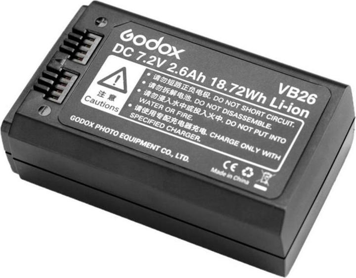 Godox VB-26, batteria agli ioni di litio a V1 (Batteria dell'unità flash)