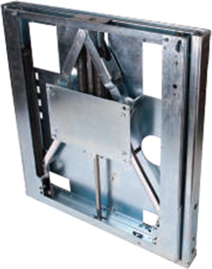 Immagine prodotto Erard Staffa a parete XL regolabile in altezza, corsa 650 mm (Muro, 110", 150 kg)