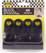 Benson Tarp clip set 4 pieces profi