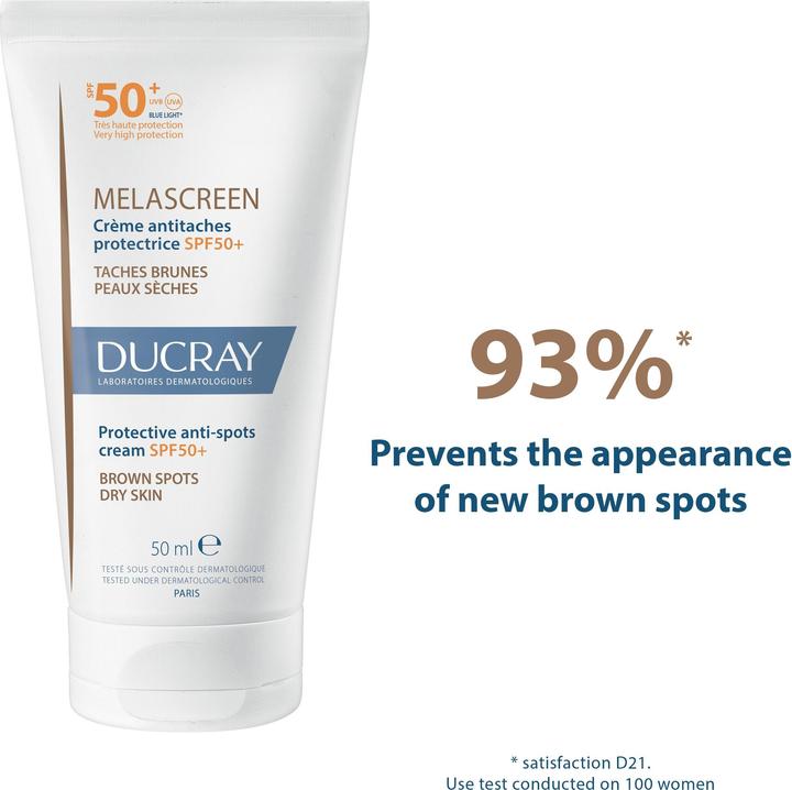 Immagine prodotto Ducray Crema Melascreen anti-macchie (Crema solare, SPF 50+, 50 ml, 68 g)