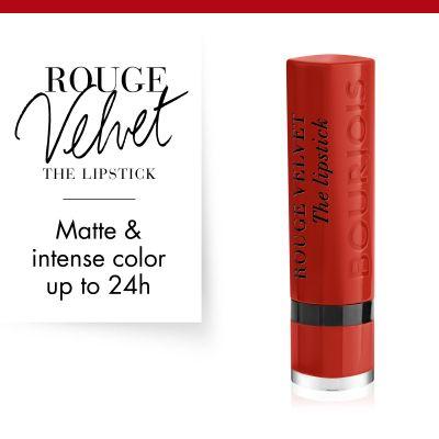 Actual product image Bourjois Rouge Velvet The Lipstick (21 Grande Roux)