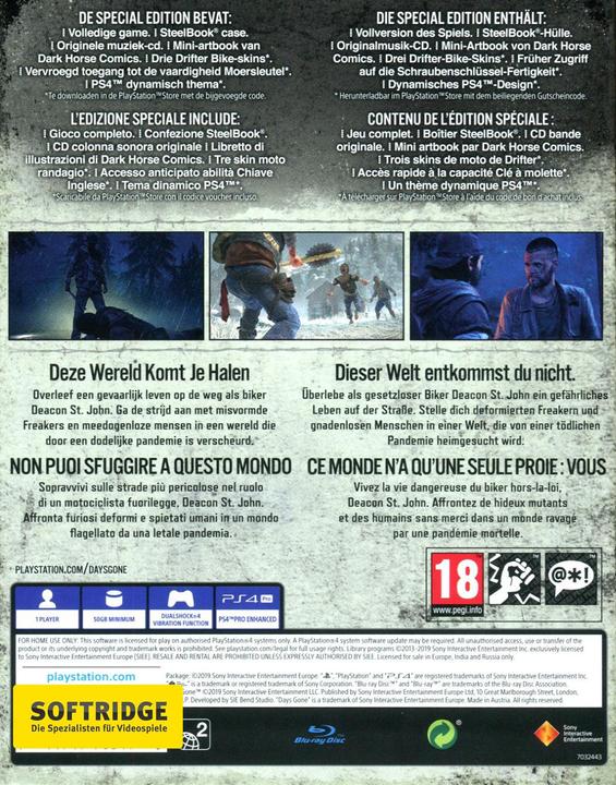 Produktbild Sony Days Gone - Special Edition (PS4, Multilingual)