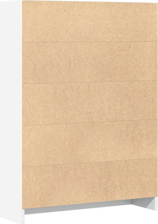 Actual product image VidaXL Bücherregal Regal Standregal Büroregal Aktenregal Aufbewahrungsregal Weiss (80 x 24 x 109 cm)