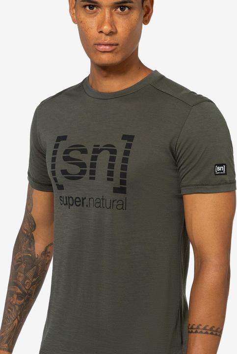 Actual product image Super Natural Grid Logo Tee (L)