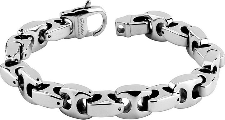 Star Piercing Gliederarmband silber Anker (Wolfram, ohne Messing)