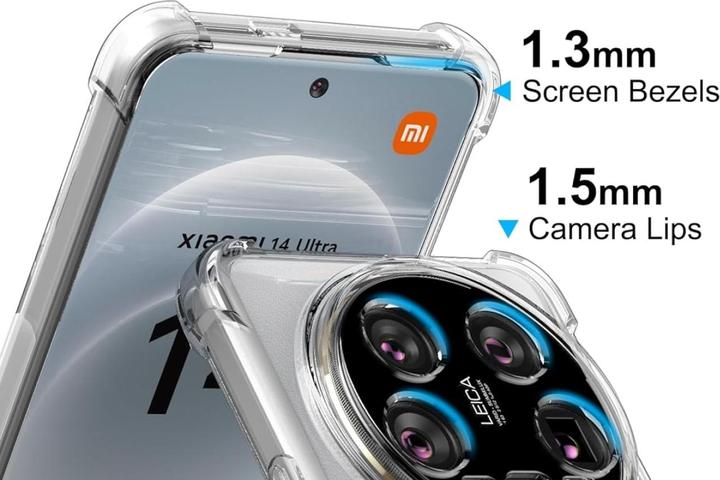 Image du produit Screenguard Xiaomi 14 Ultra Housse Crystal Soft Airbag Bumper (Xiaomi 14 Ultra)
