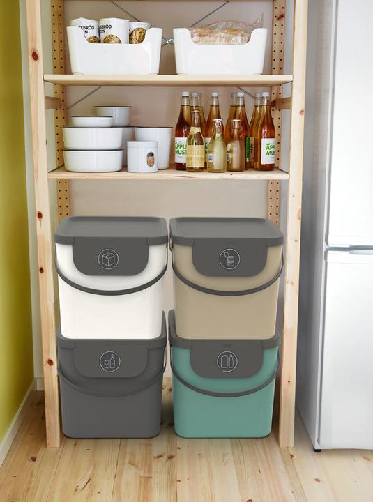 Actual product image Rotho Set waste separation system 3 pcs ALBULA (120 l)
