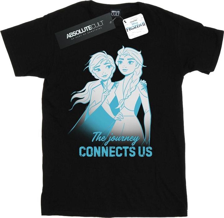 Disney Frozen 2 Elsa and Anna The Journey Connects Us TShirt (3XL)