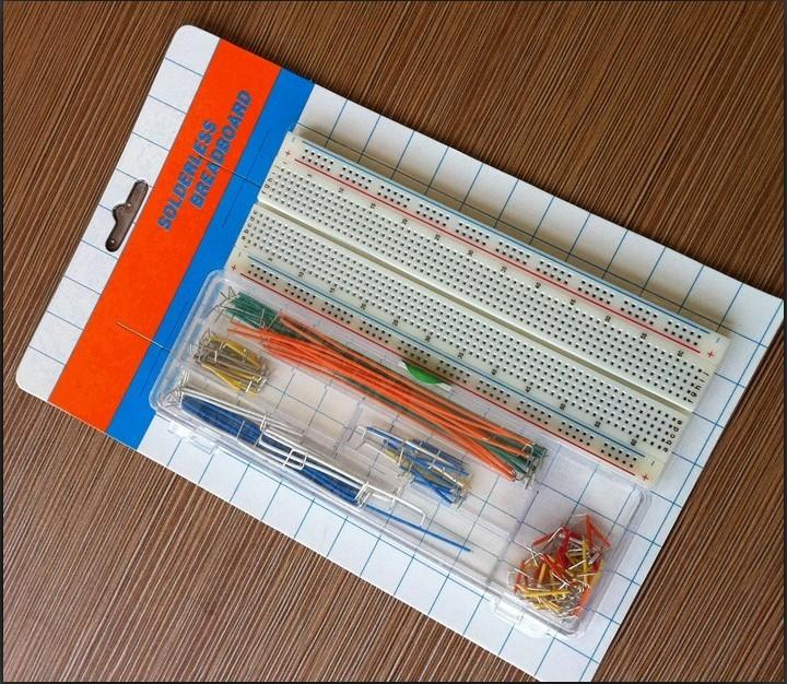 Actual product image OEM Breadboard with plug-in cable Combo (Breadboard)