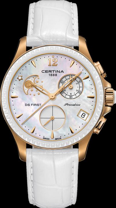 Produktbild Certina DS First Lady Chronograph Moon Phase (Analoguhr, Swiss Made, 38 mm)
